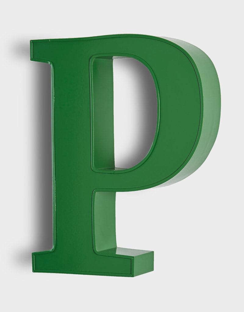 Rim Edged Aluminium Letters