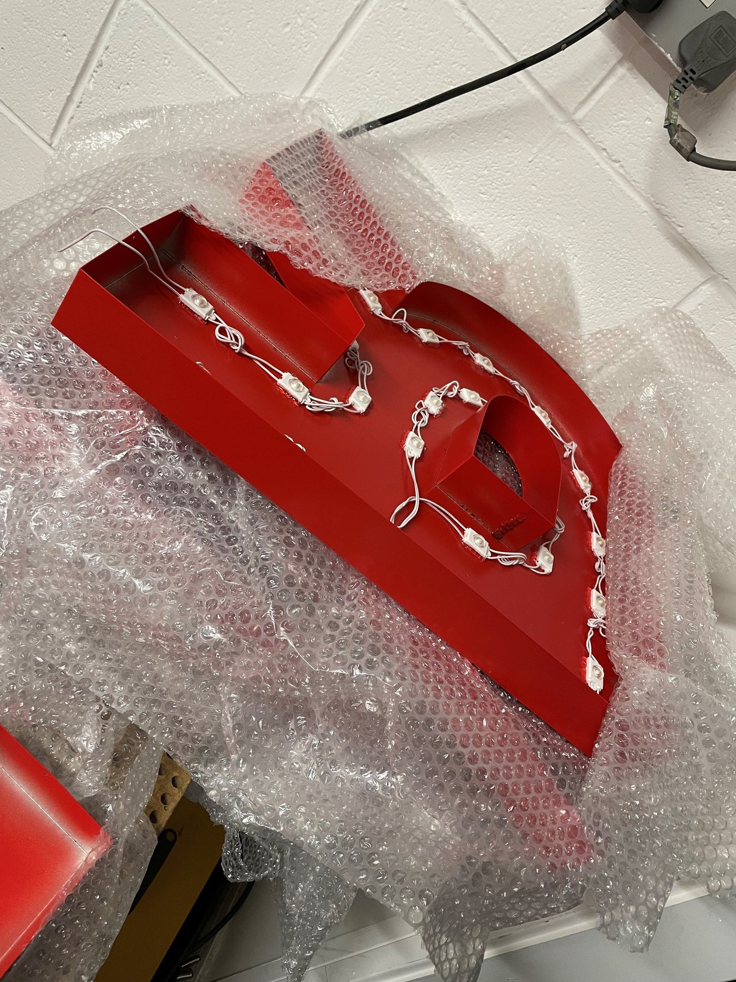 Inset Face Illuminated Letters