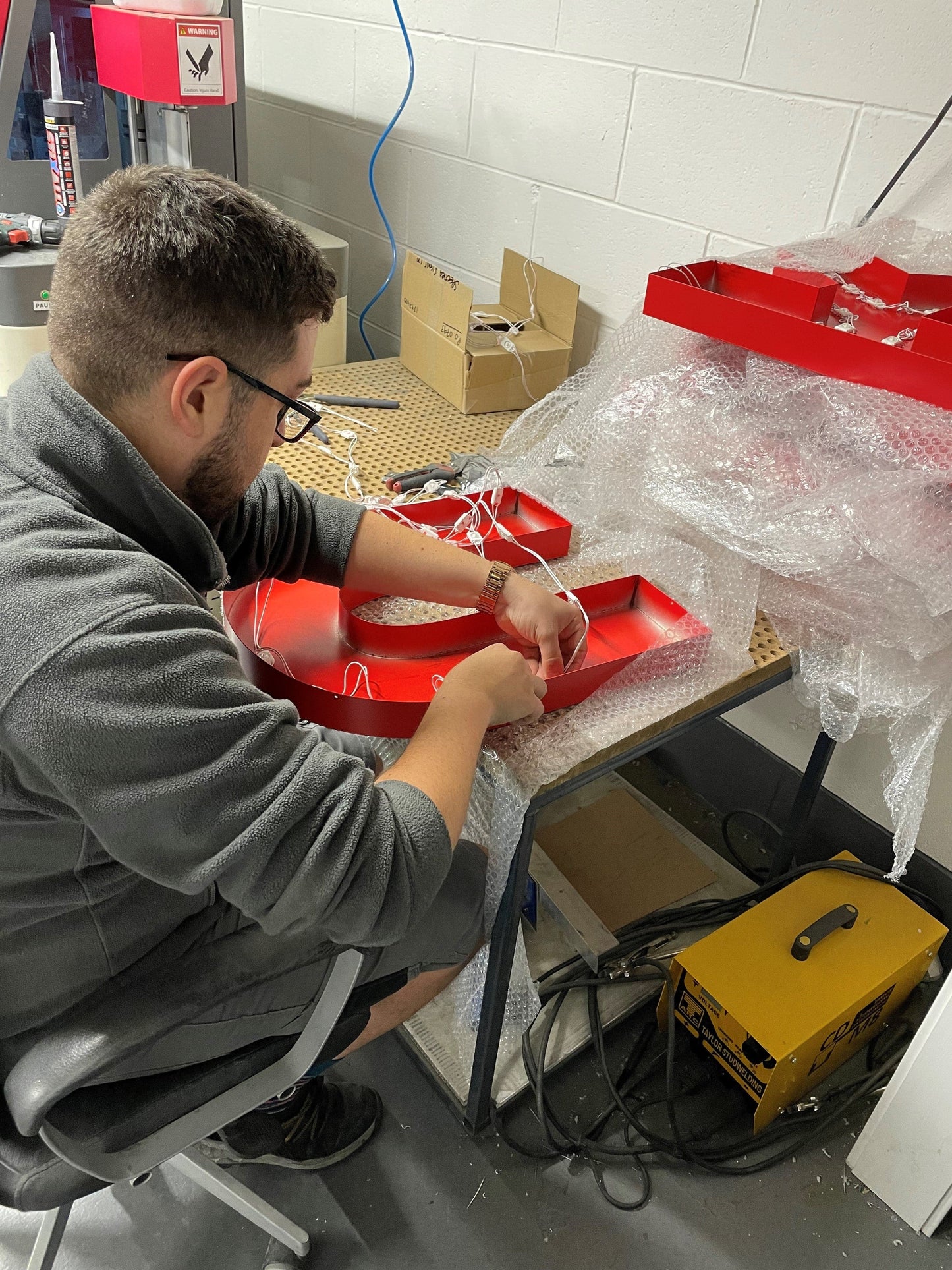 Inset Face Illuminated Letters