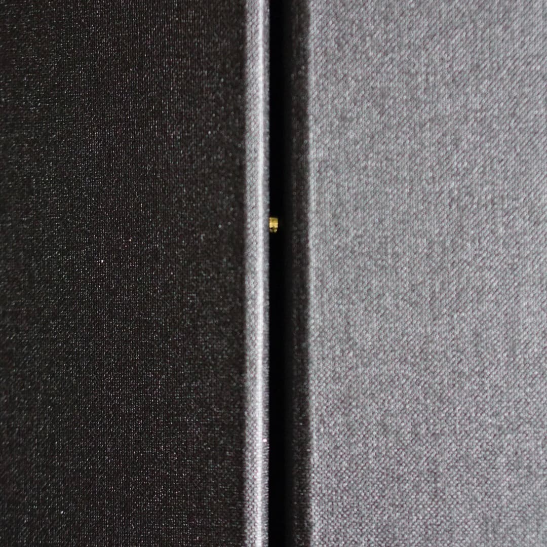 Black A4 Buckram Menu Cover - off the shelf