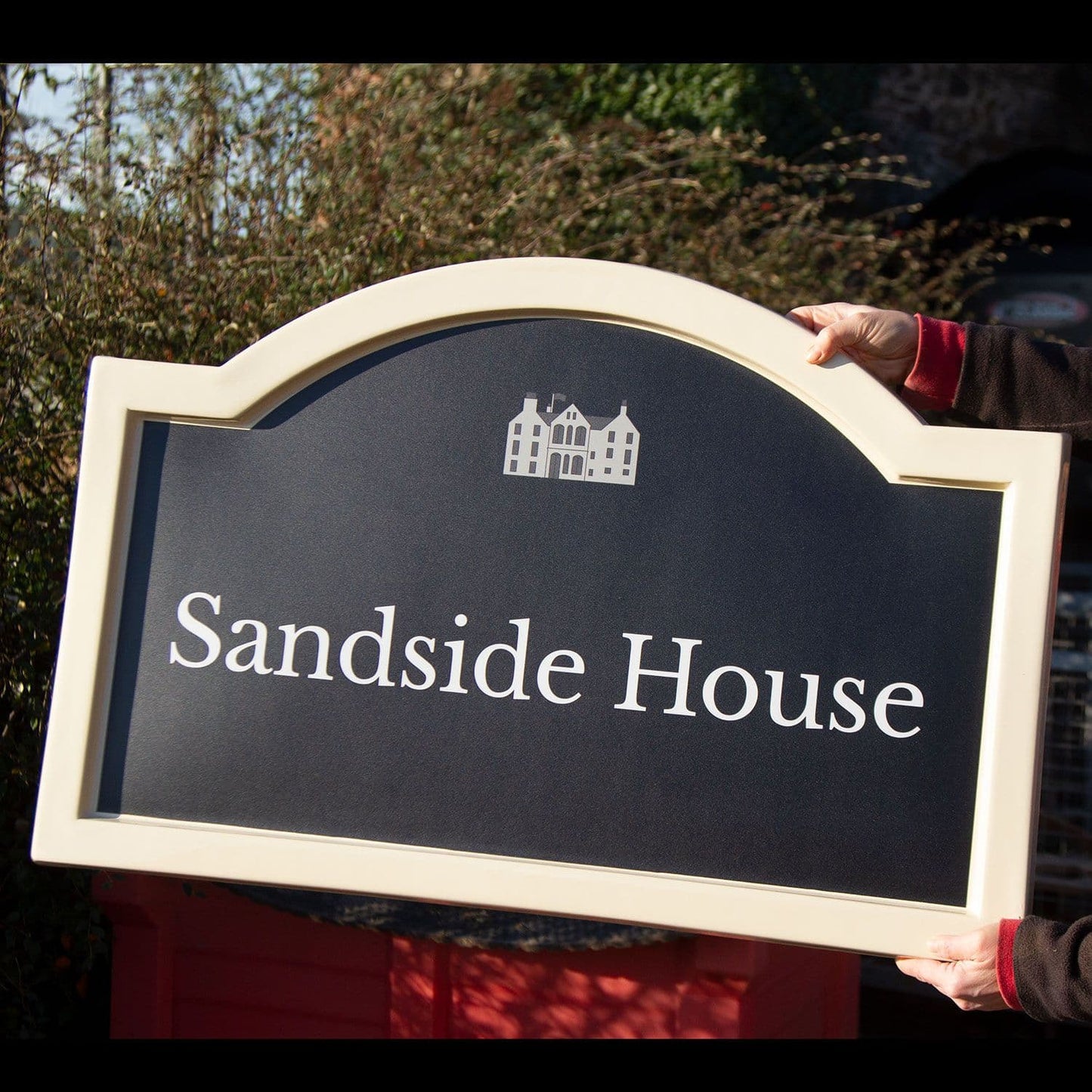 Exterior Bullnose Tombstone Signs