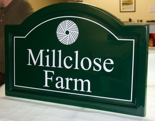 Exterior Bullnose Tombstone Signs
