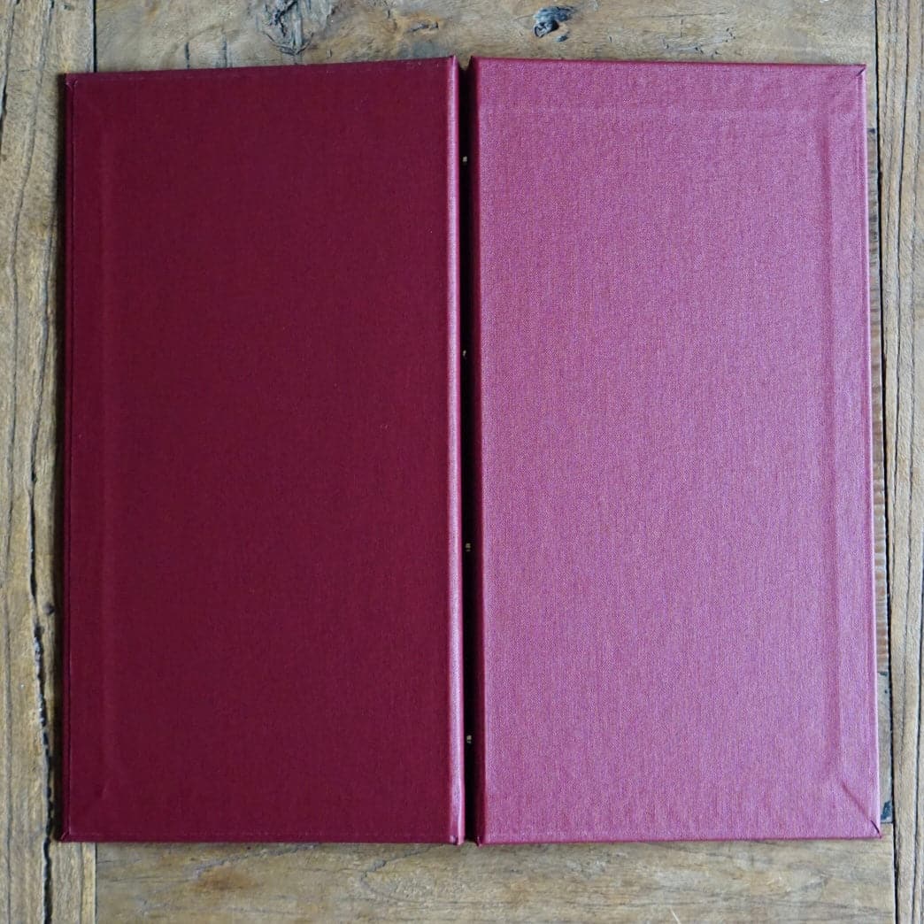 Mulberry Buckram 2/3 A4 Menu Cover - off the shelf