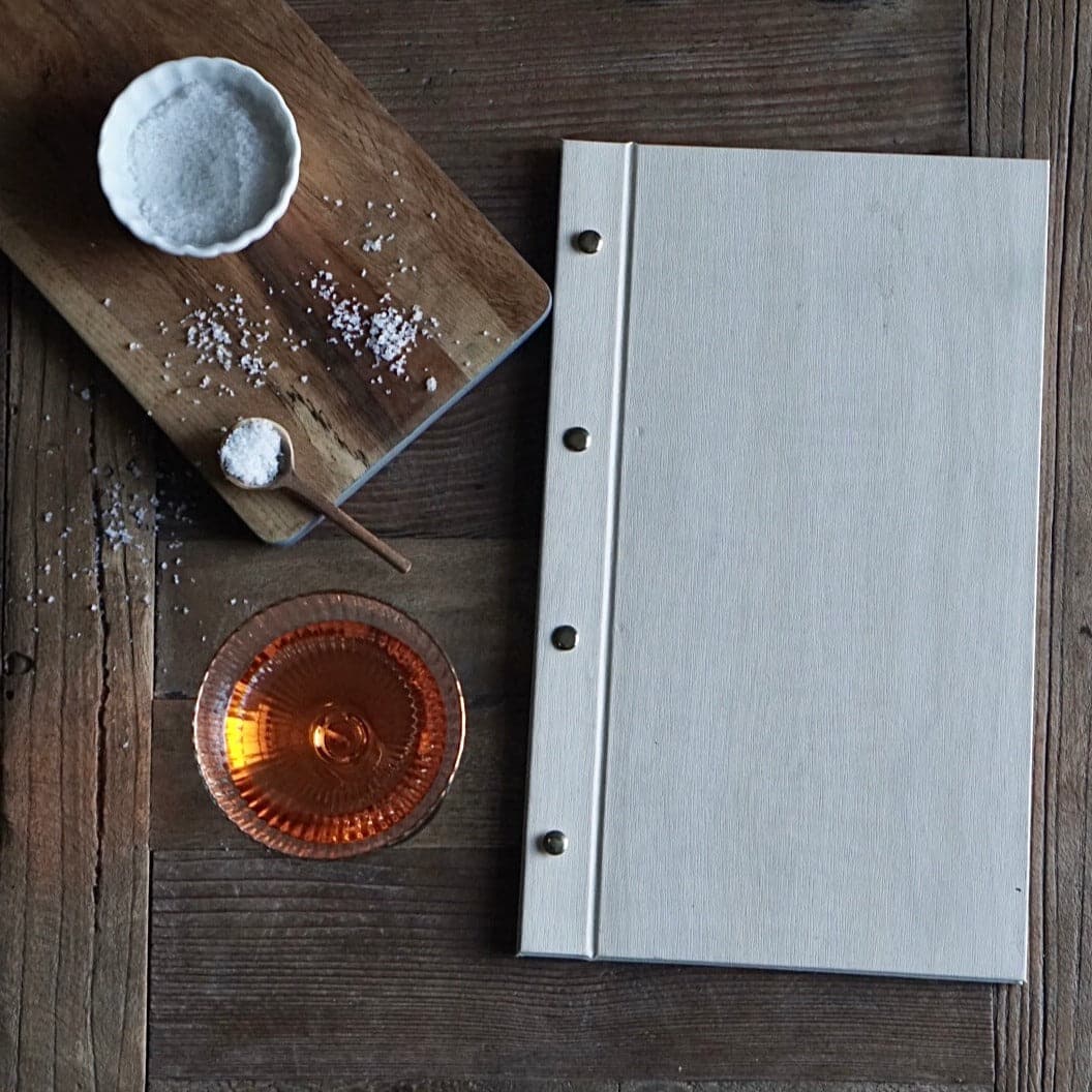 Natural Wood Effect 2/3 A4 Menu Cover - off the shelf