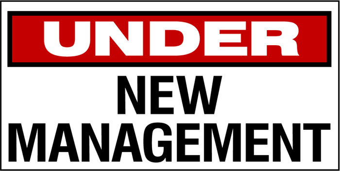 Under New Management Banner Designs