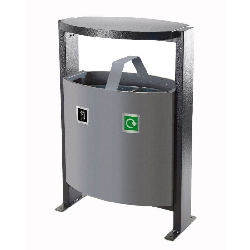 Achilles External 2 compartment bin - bhma