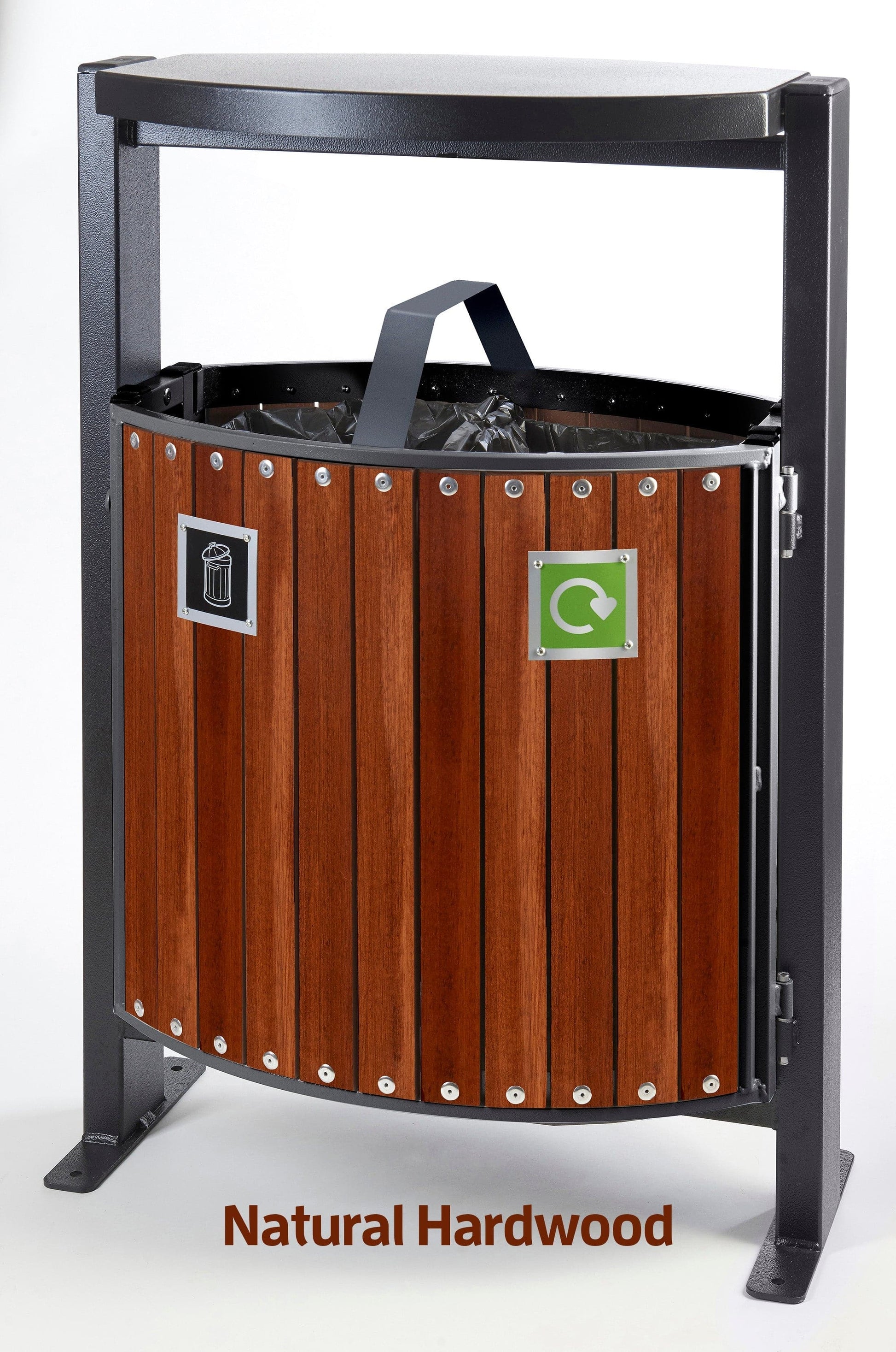 Ajax 2 Compartment Outdoor Bin - bhma