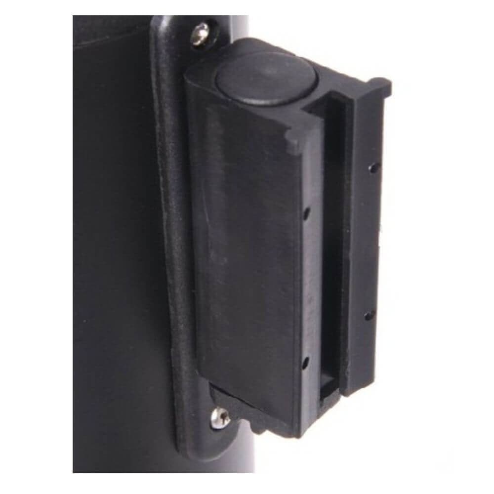 Black WallPro Wall Mounted Retracting Barrier - bhma