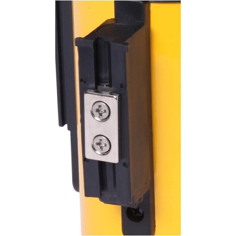 Black WallPro Wall Mounted Retracting Barrier - bhma