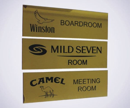 Brass Door Signs - bhma