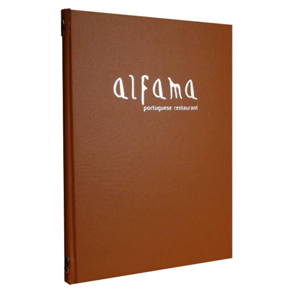 Buckram Menu Cover - bhma