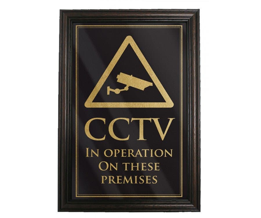 CCTV In Operation Sign - bhma