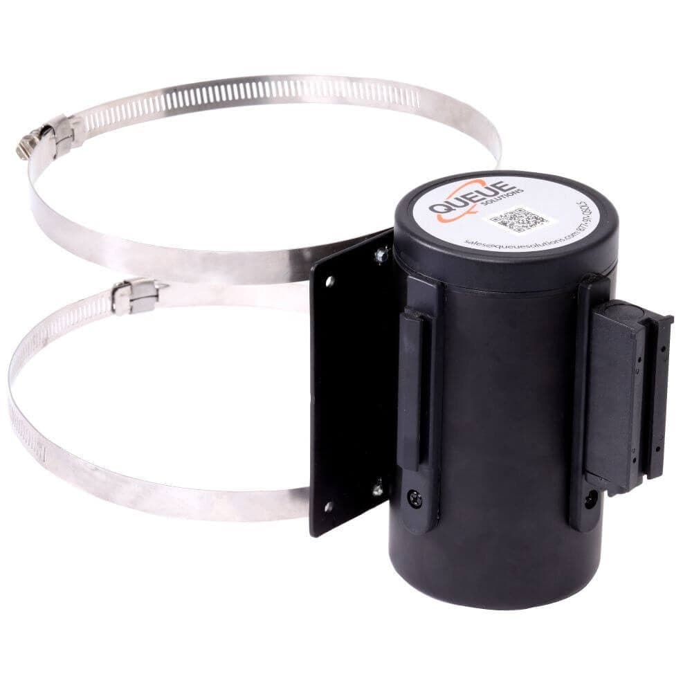 Chrome WallMaster Wall Mounted Retracting Barrier - bhma