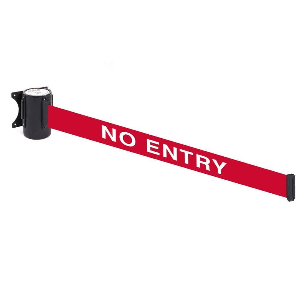 Chrome WallMaster Wall Mounted Retracting Barrier - bhma
