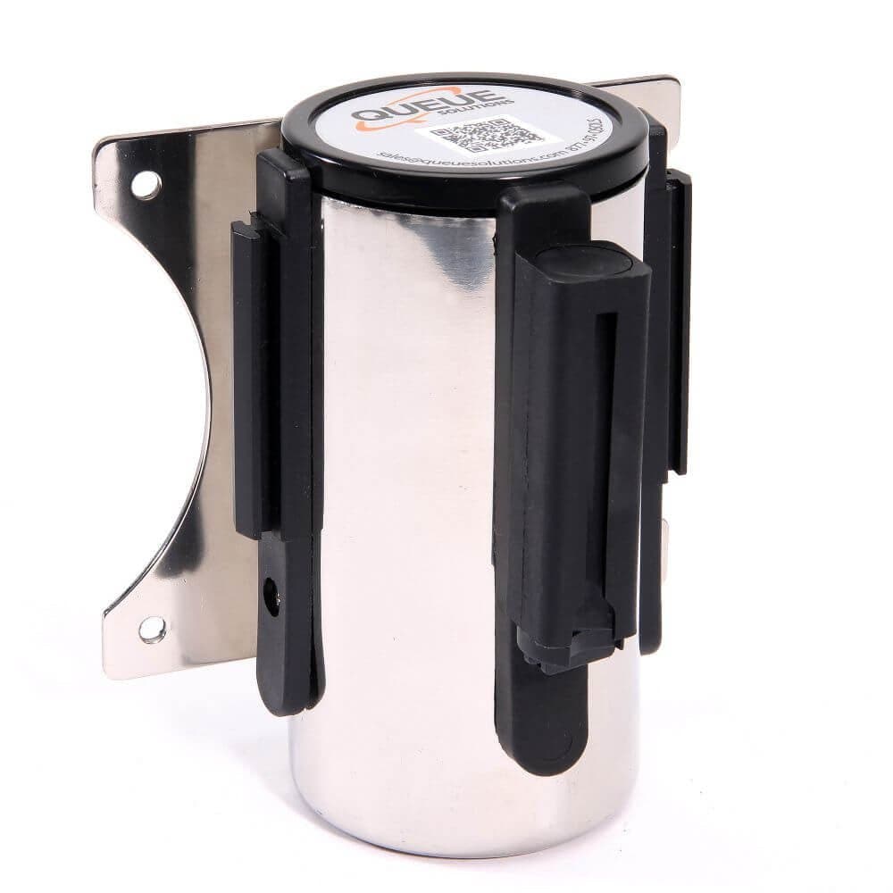 Chrome WallMaster Wall Mounted Retracting Barrier - bhma