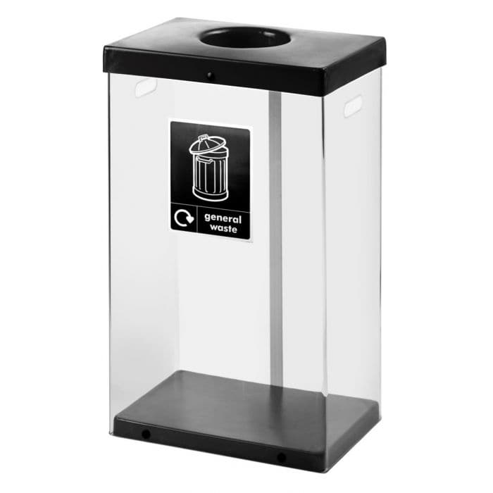 Clear Body Recycling Bin - bhma