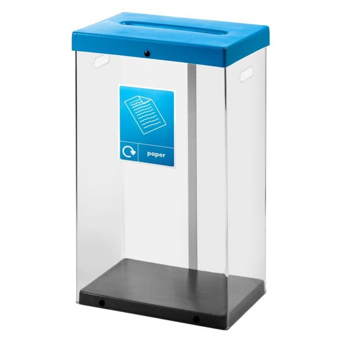 Clear Body Recycling Bin - bhma