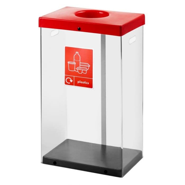 Clear Body Recycling Bin - bhma