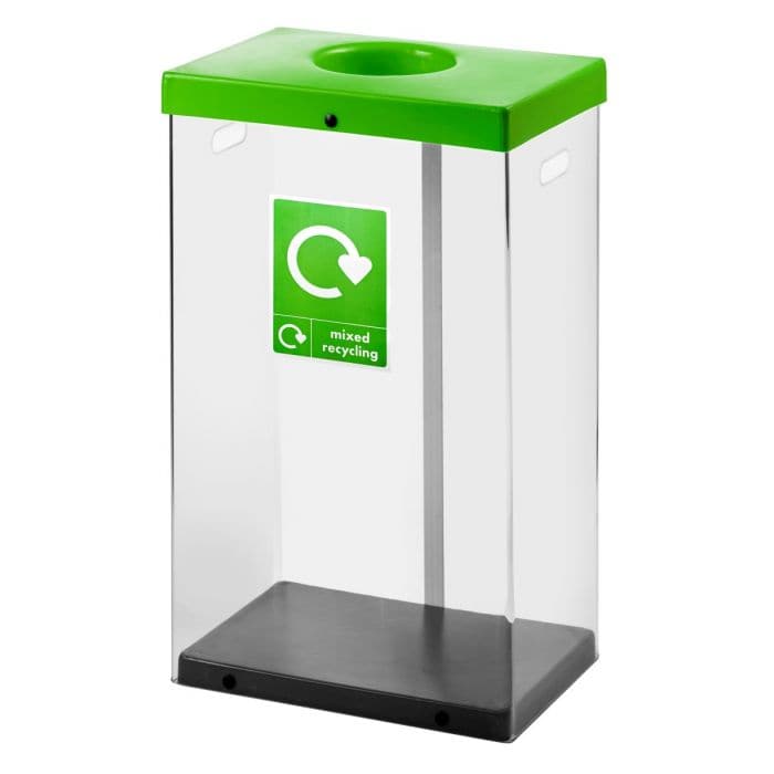 Clear Body Recycling Bin - bhma