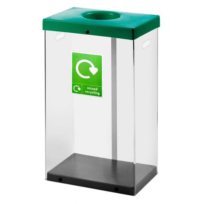 Clear Body Recycling Bin - bhma