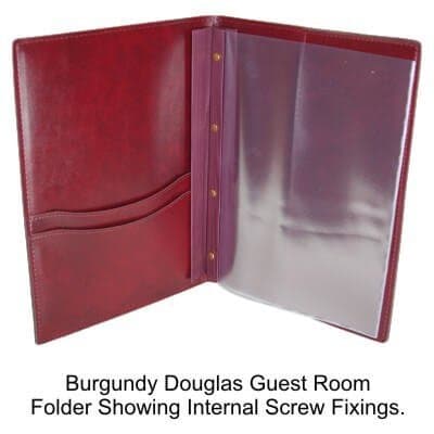 Douglas Synthetic Leather Guest Room Folder - bhma