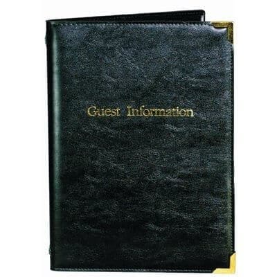 Douglas Synthetic Leather Guest Room Folder - bhma