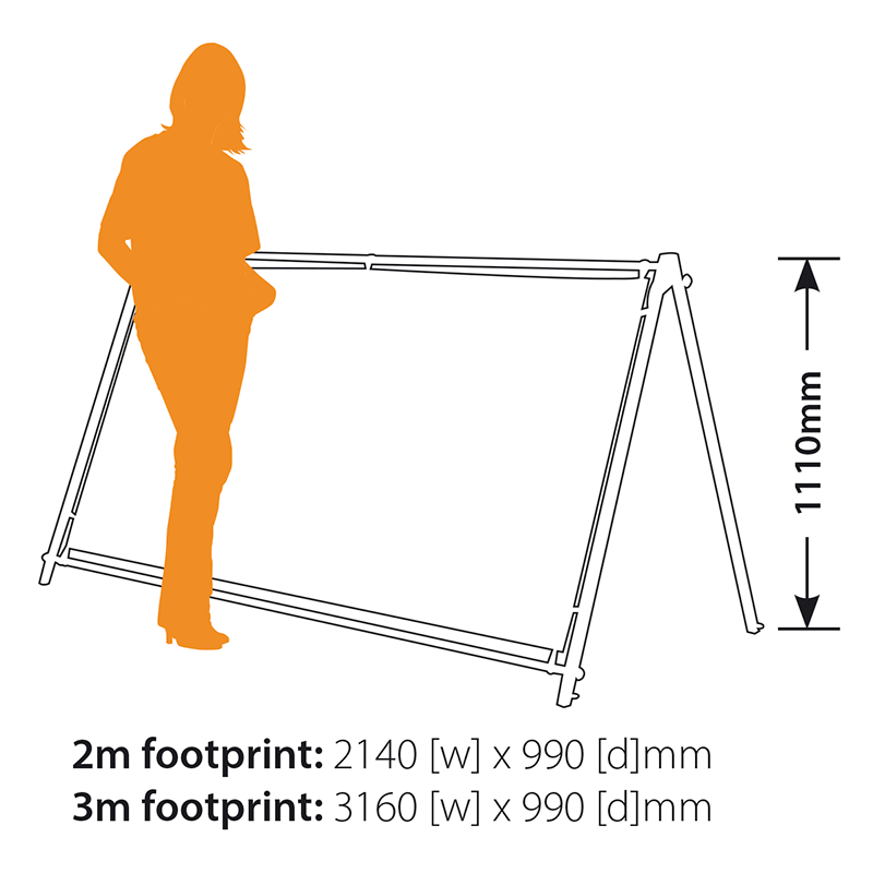 Economy Banner Frames - bhma