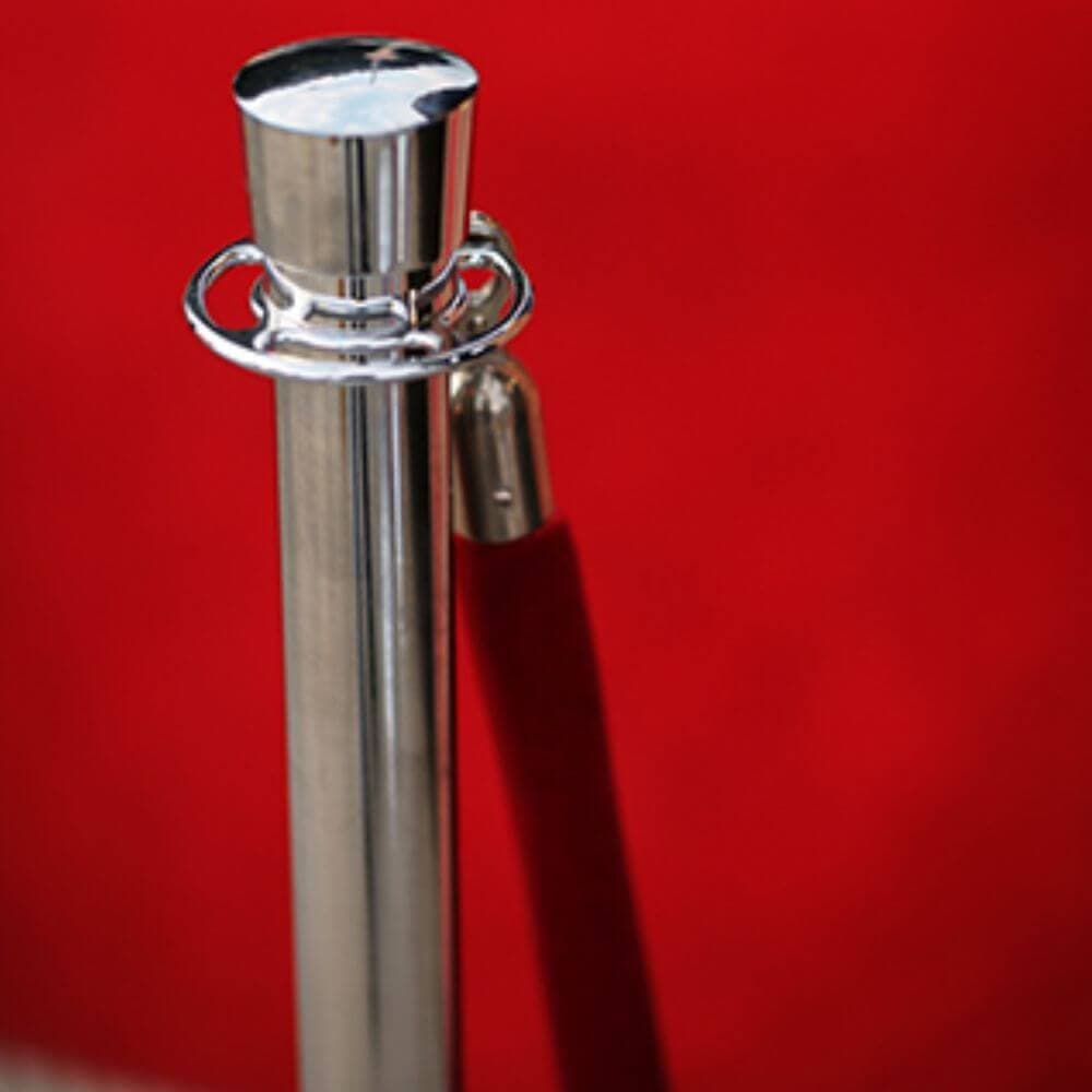 Economy Rope Stands - Polished Chrome - Pack of 2 - bhma