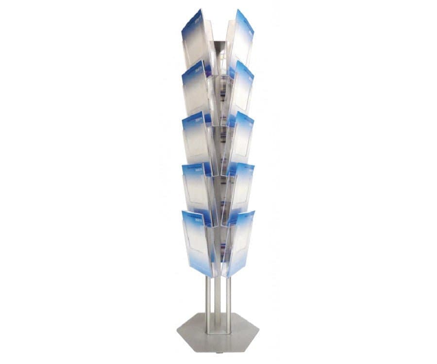 Hexagonal Brochure Island Stand - bhma