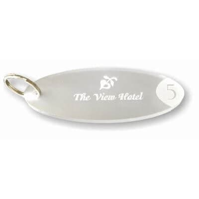 Key Fobs - Engraved Acrylic - Frosted - bhma