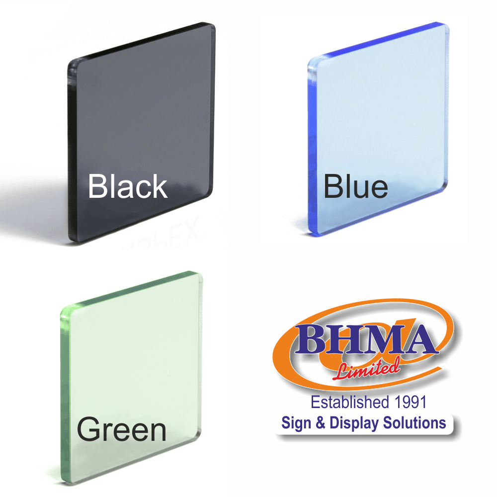 Key Fobs - Engraved Acrylic - Tinted - bhma