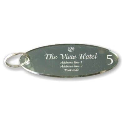 Key Fobs - Engraved Acrylic - Tinted - bhma