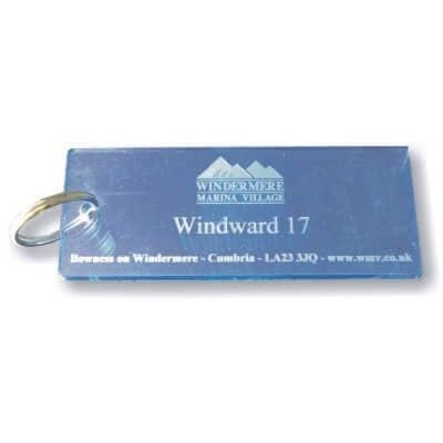 Key Fobs - Engraved Acrylic - Tinted - bhma