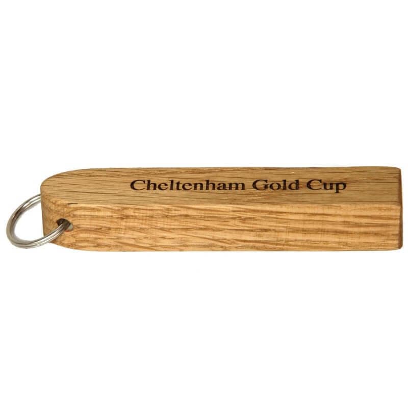 Key Fobs - Engraved Solid Waxed Oak Wooden Block - bhma