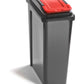 Lift Top Recycling Bin with Coloured Lids (25L) - bhma