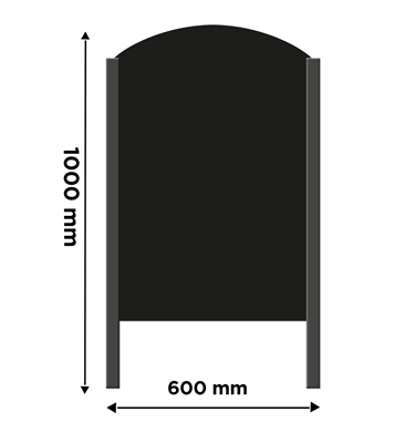 Metal Framed A1 Chalkboard - bhma