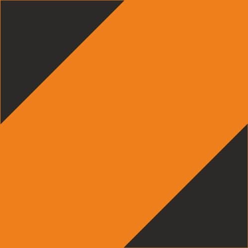 Orange WallPro Wall Mounted Retracting Barrier - bhma