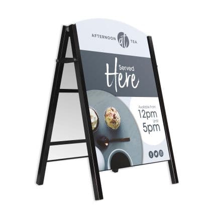 Premium Black Steel A frame - bhma