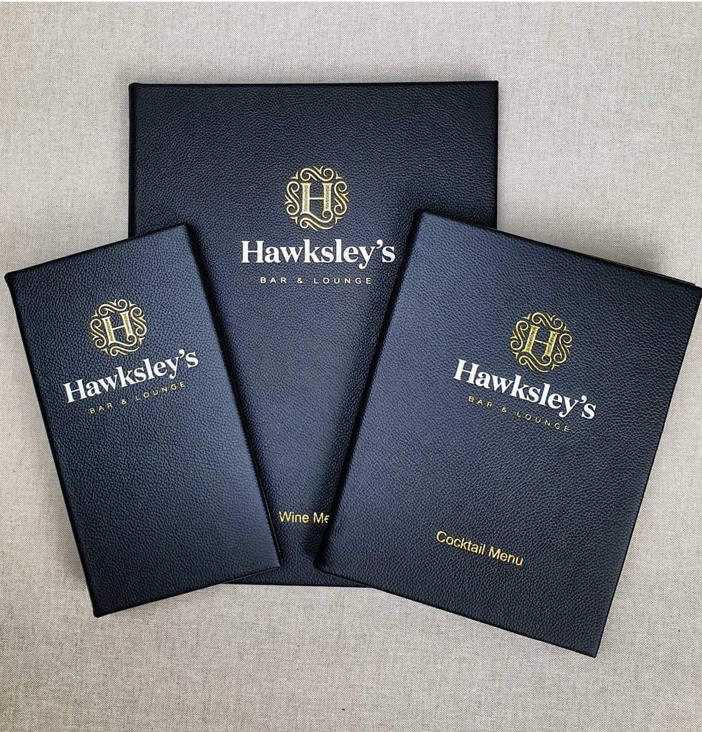 Premium Leather Menu Covers - bhma