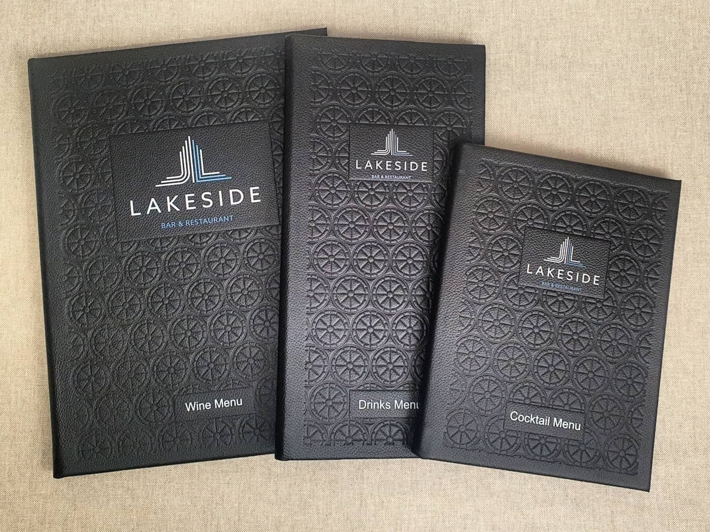 Premium Leather Menu Covers - bhma