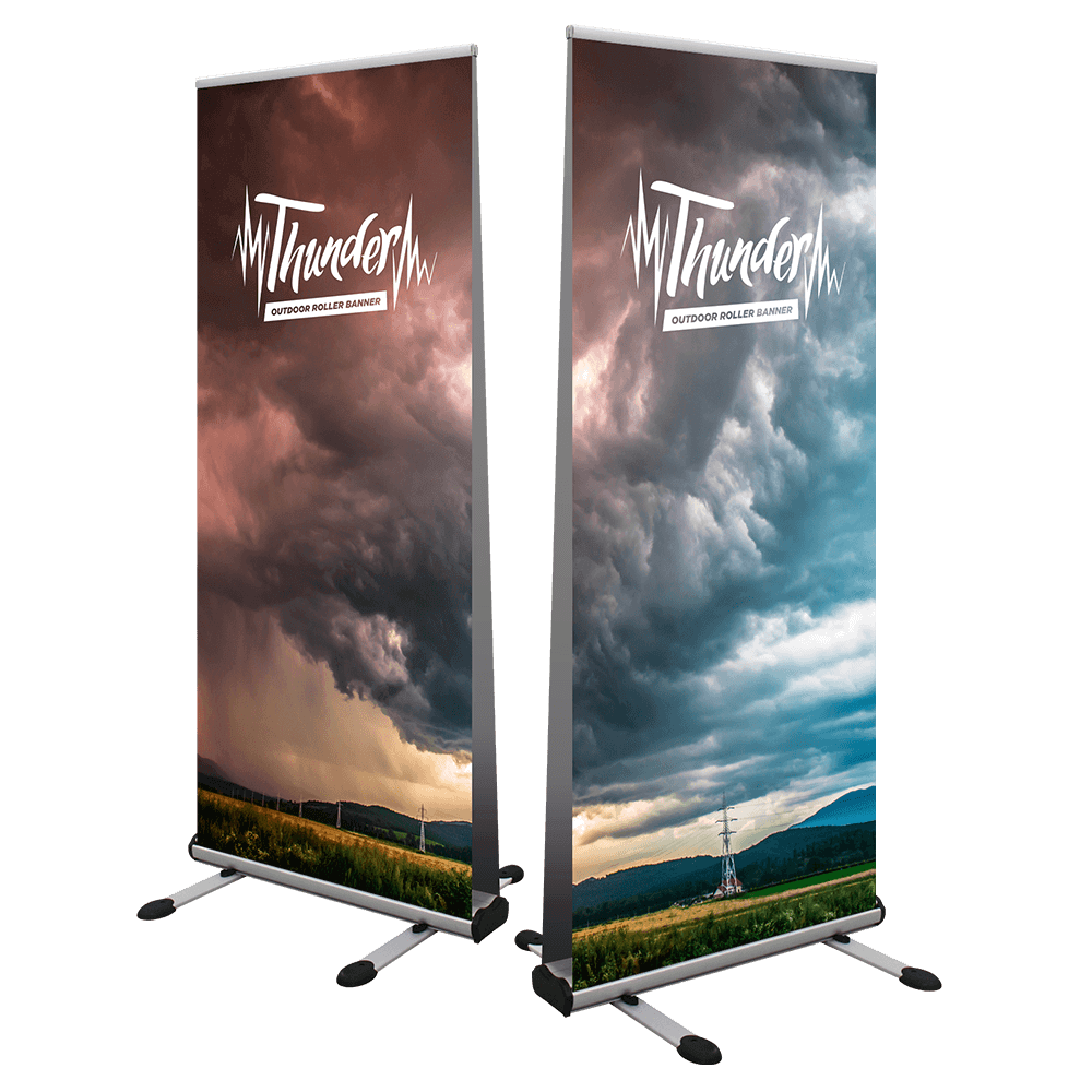 Premium Outdoor Roller Banner - bhma