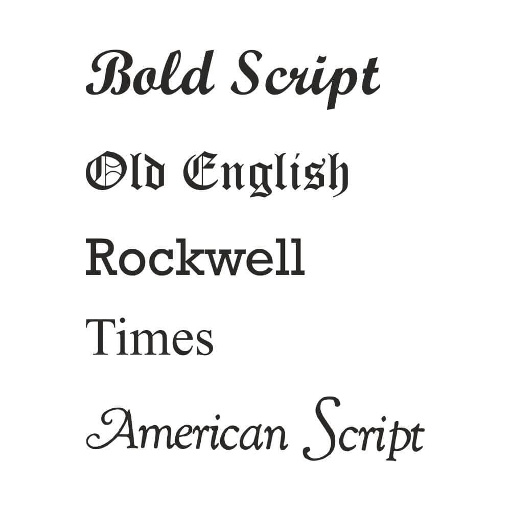 Printed Acero Wood Grain Door Hangers - bhma