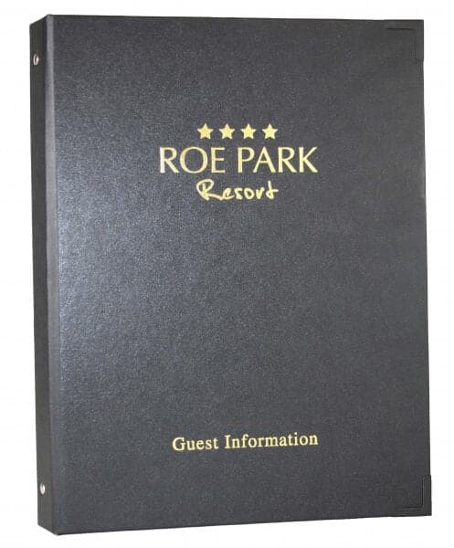 Recycled Leather Guest Folder - bhma