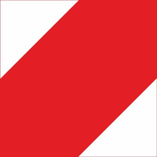 Red WallMaster Wall Mounted Retracting Barrier - bhma