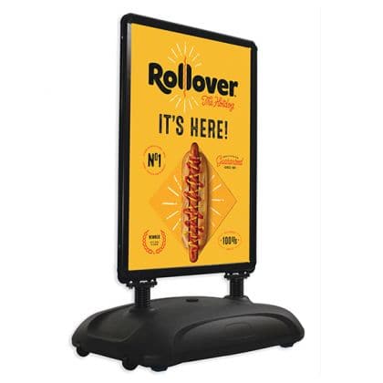 Sightmaster 3 Forecourt Sign - Black - bhma