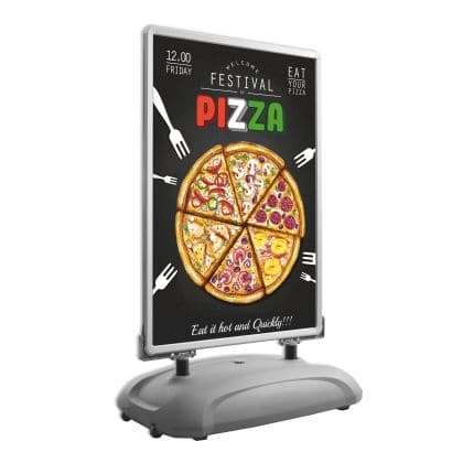 Sightmaster 3 Forecourt Sign - Silver - bhma