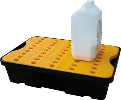Spill Tray with Grid & Sump - 20 Litre Capacity - bhma