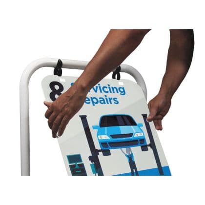 Swinger Pavement Sign - bhma