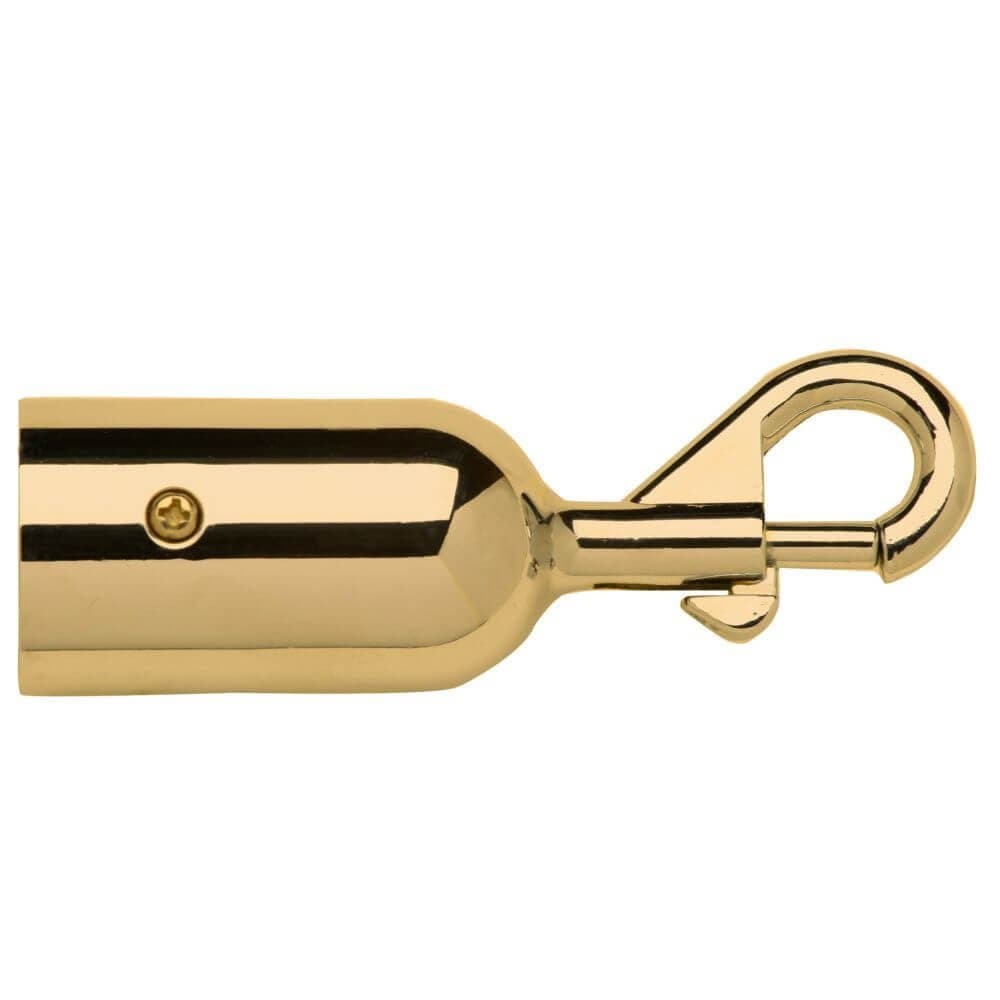 Twisted Barrier Ropes with Gold Ends - bhma