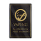 Vaping Allowed on These Premises Sign - bhma